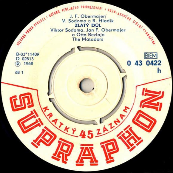The Matadors ‎– Zlatý Důl / Láhev Kalorií (SP)