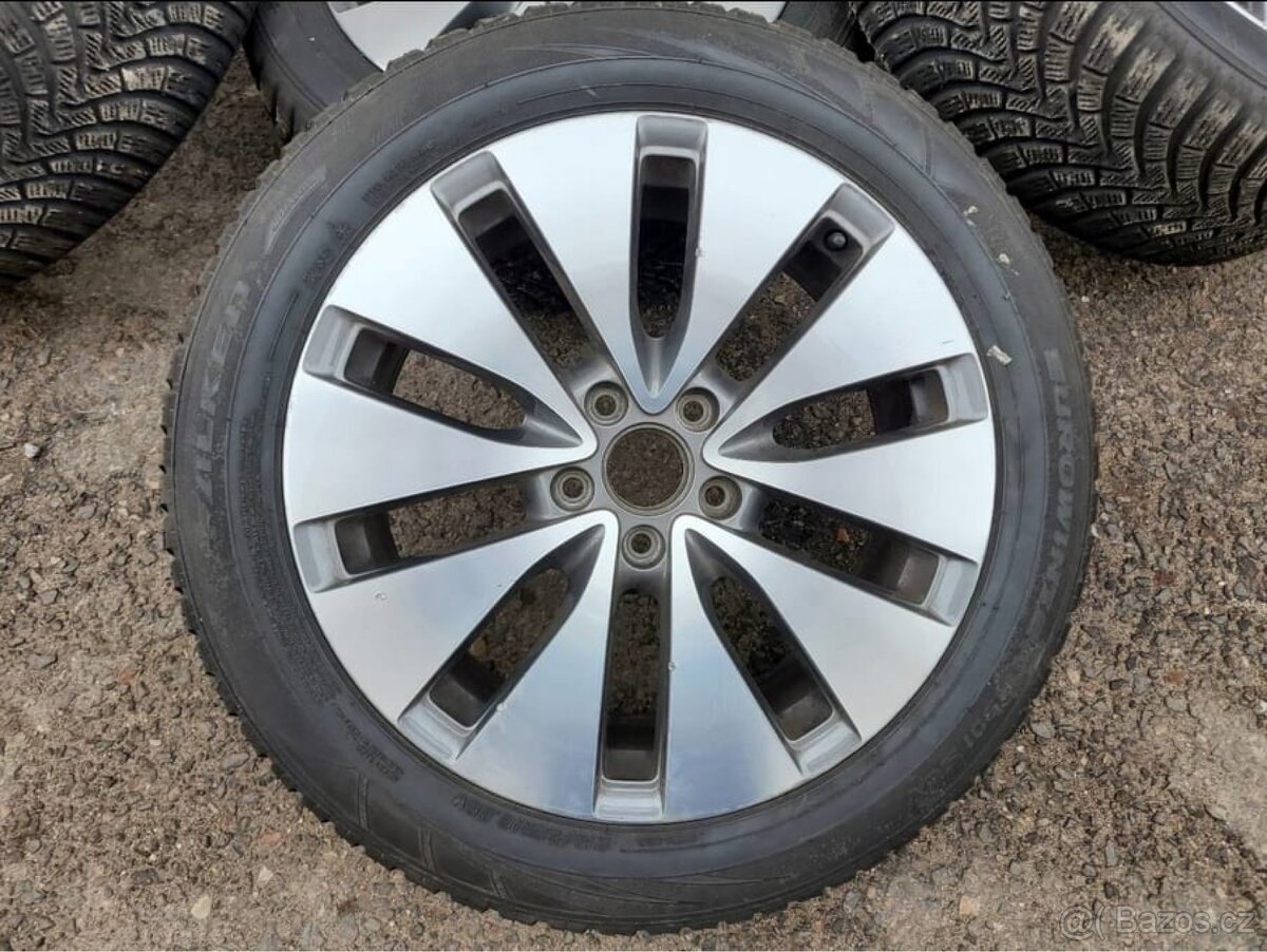 Originál alu kola Volkswagen Škoda 18" + pneu 215/55 R18