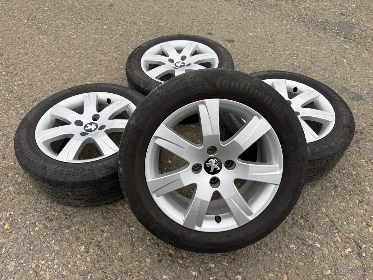 Alu kola 4x108 R16 včetně pneu 205/55/16