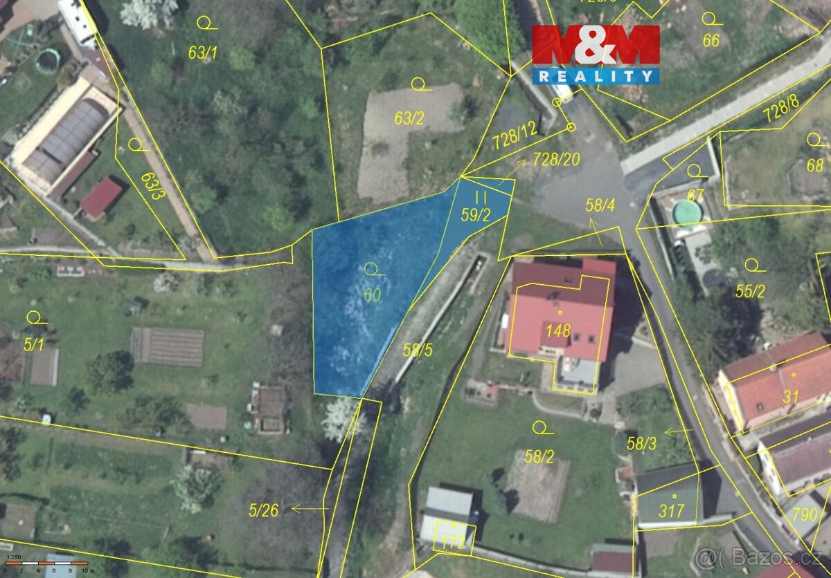 Prodej zahrady, 323 m², Pohořany, Žitenice