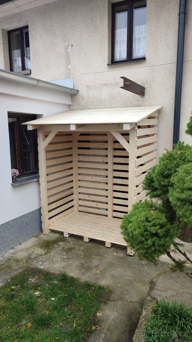 Dřevník nový na cca 4m3 naštípaného dřeva