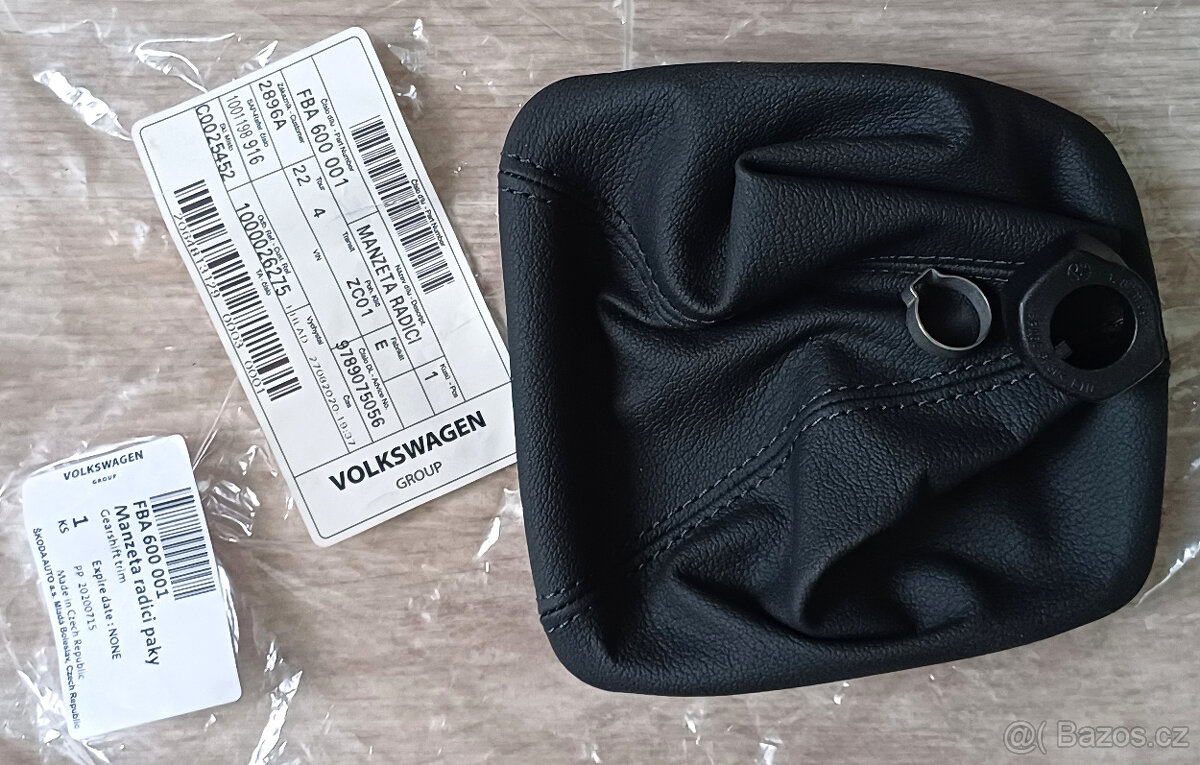 Kožená manžeta řadicí páky Octavia II, originál