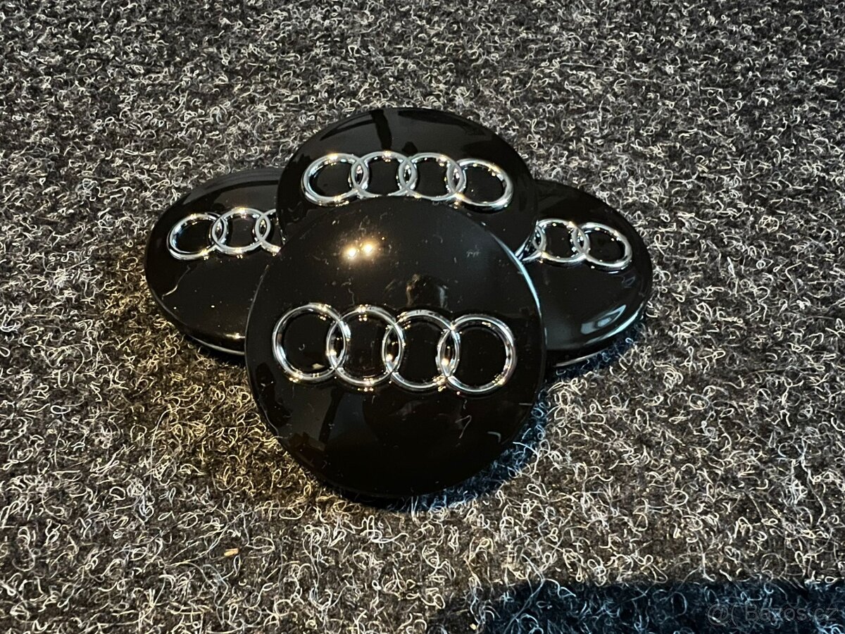 Středové krytky Audi 60mm černé