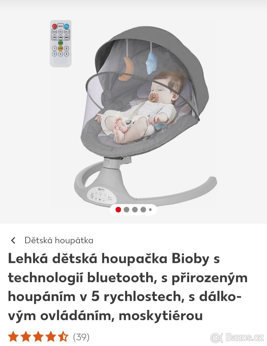 Lehátko a houpačka Bioby