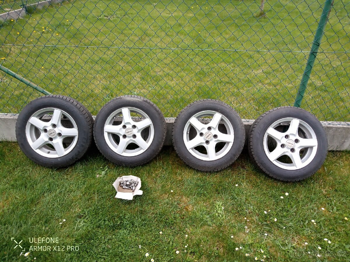ALU kola R14 s letními pneu 175/65
