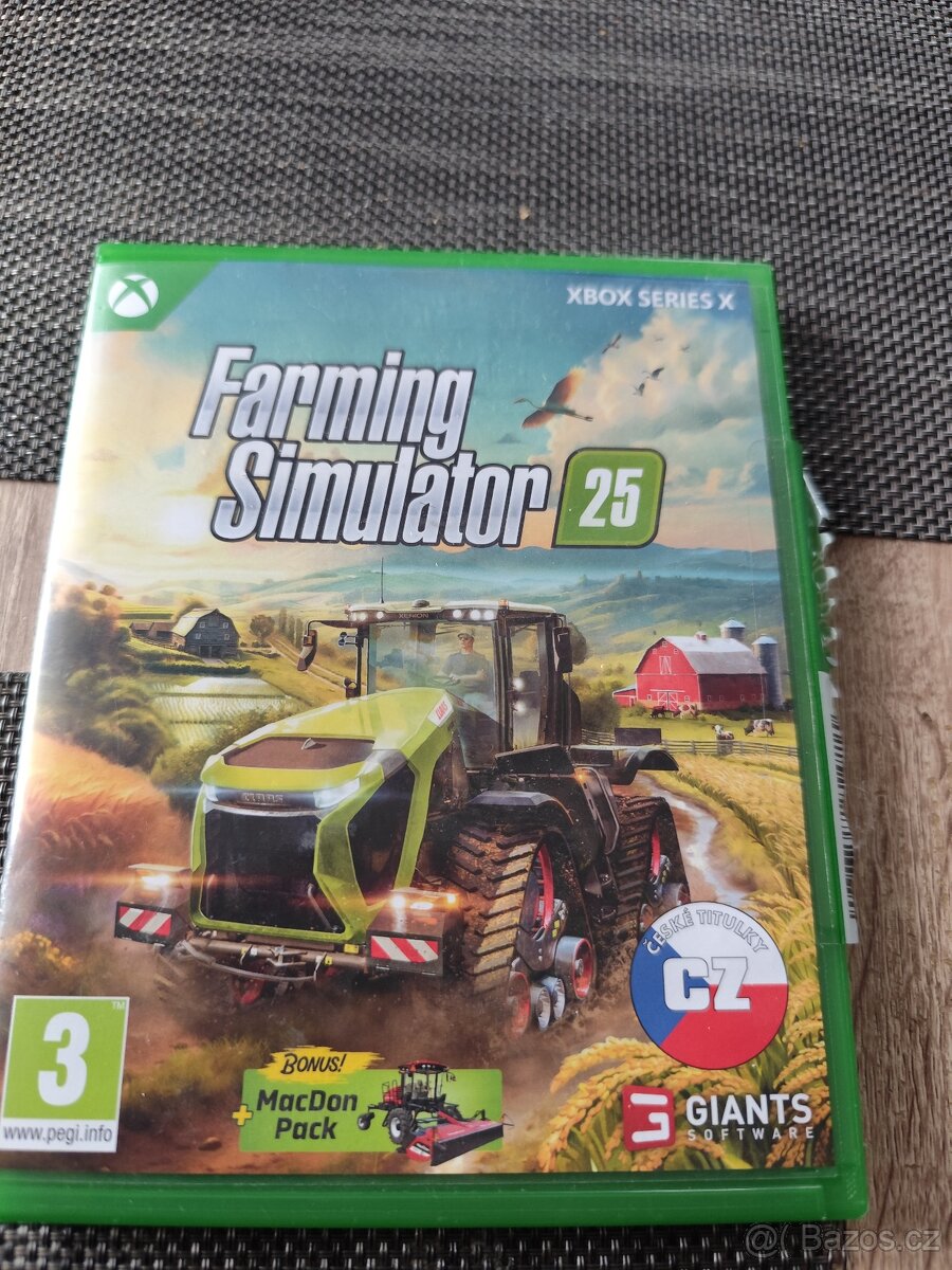 Farming simulátor 25 na Xbox series x