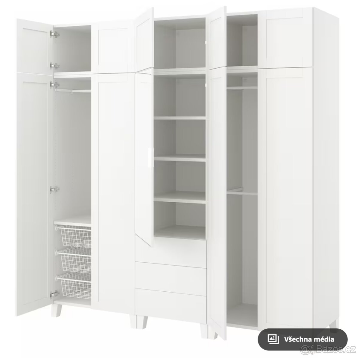 Šatní skříň IKEA - 220x220x60