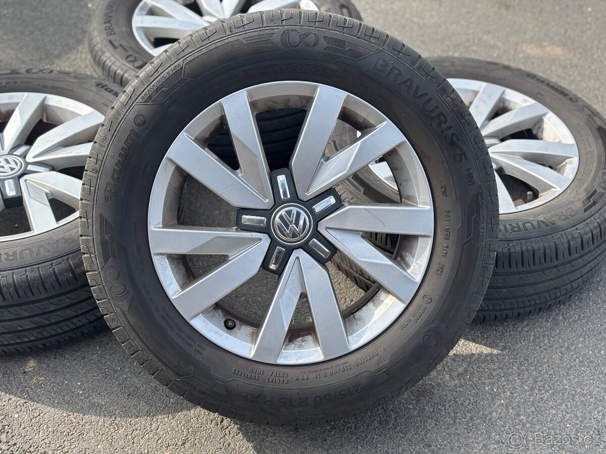 Alu orig letní sada VW Aragon 5x112 6,5J ET41 215/60 R16