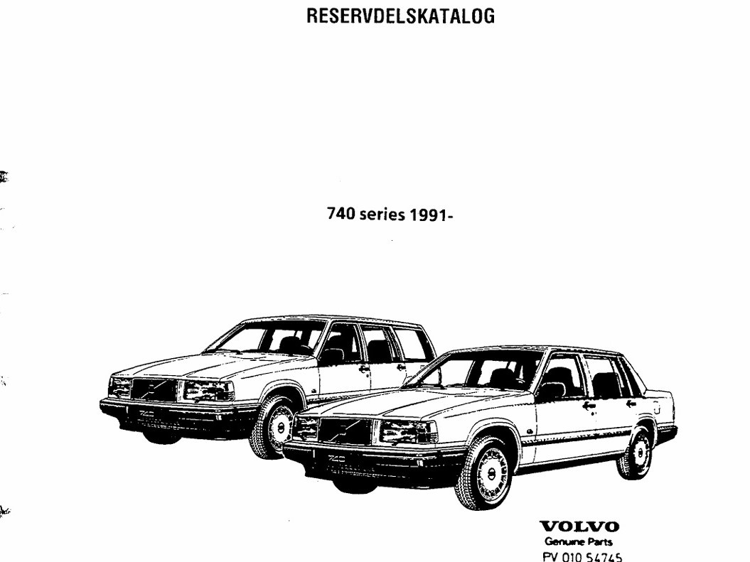 Volvo 740, 760, 780 nové originální díly