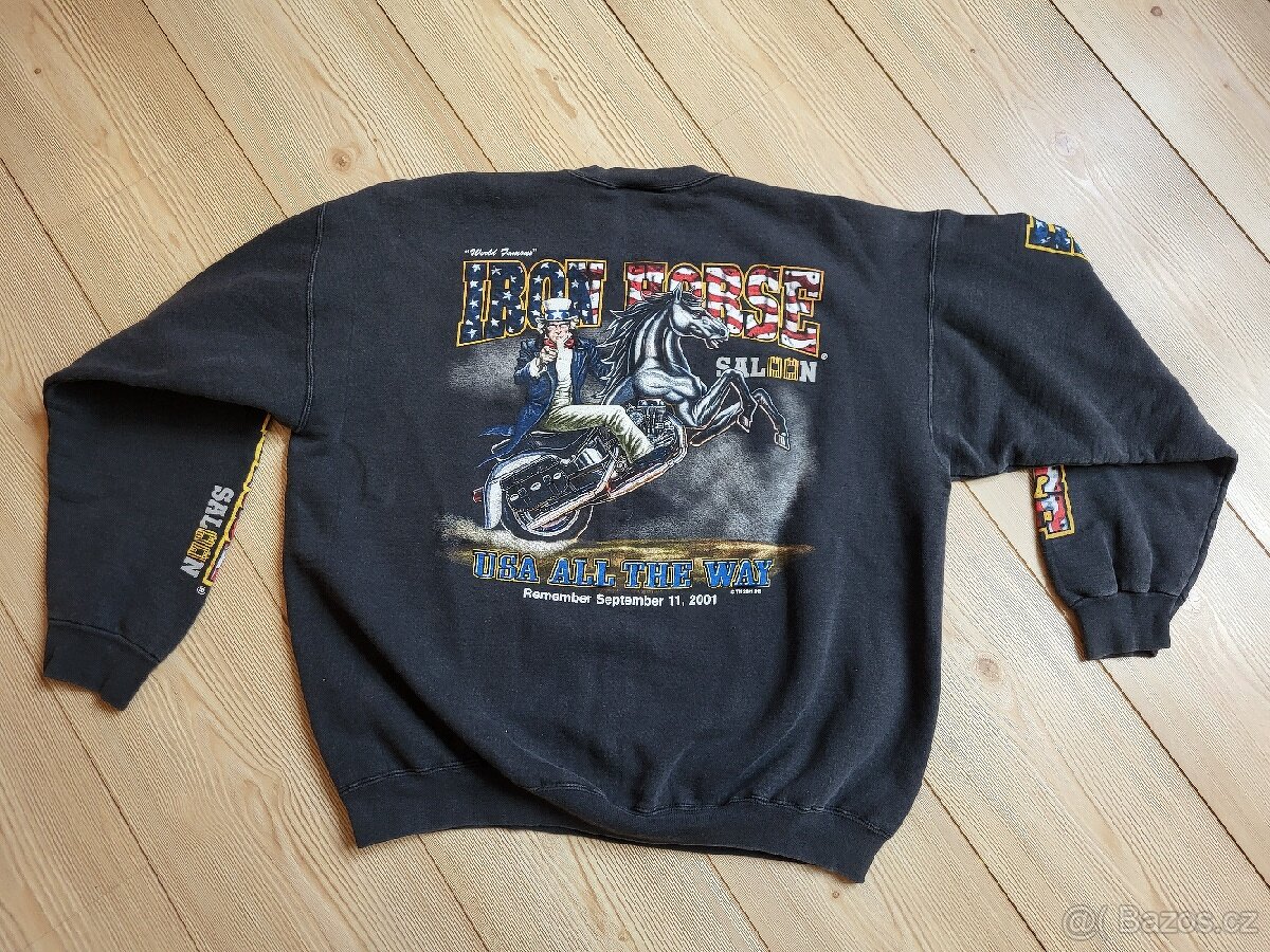 Pánská mikina -USA- IRON HORSE 1.