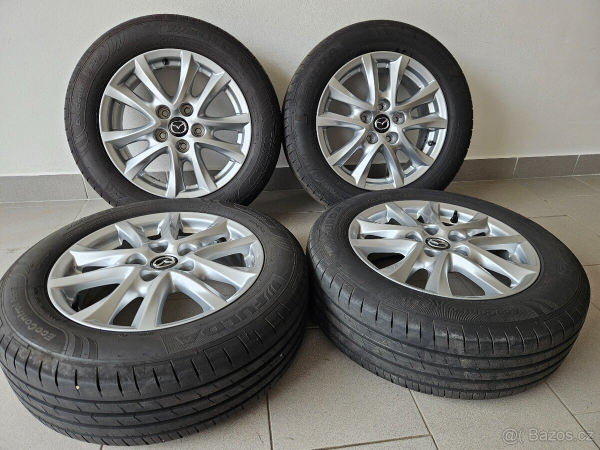 Orig. Mazda 5x114 Letní 205/60/16 - zánovní