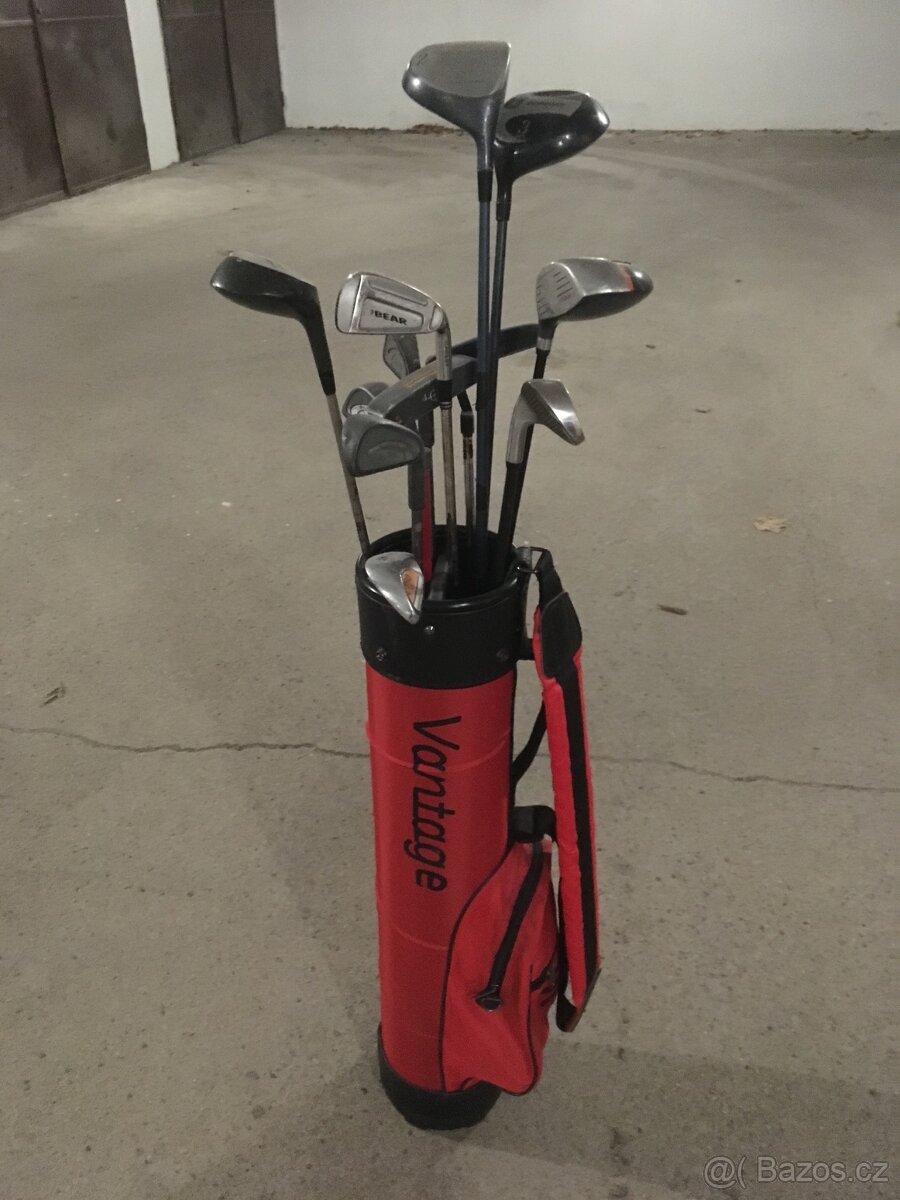 SADA dětských a juniorských golfových holý vč.bagu