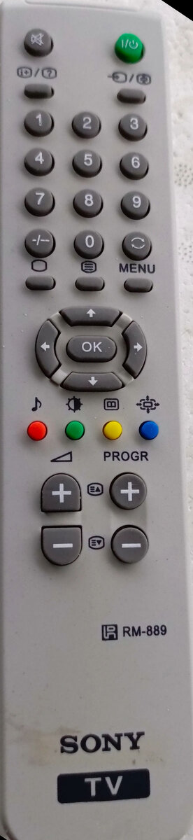 Ovladač TV Sony