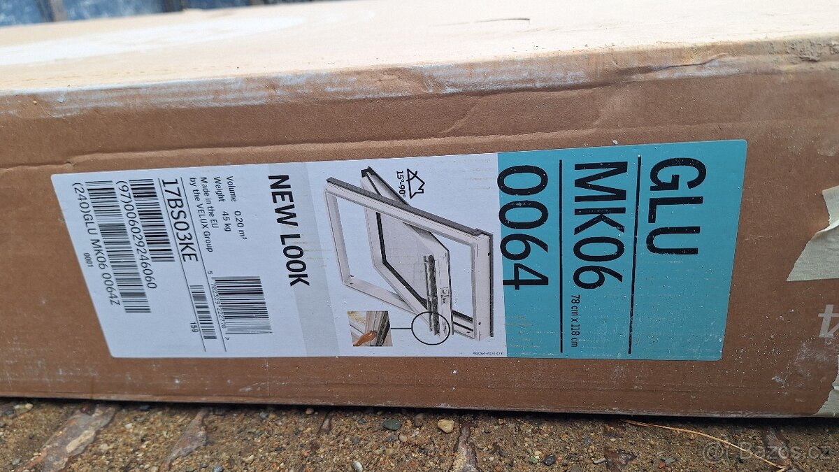 VELUX nové 78 x 118 bílé