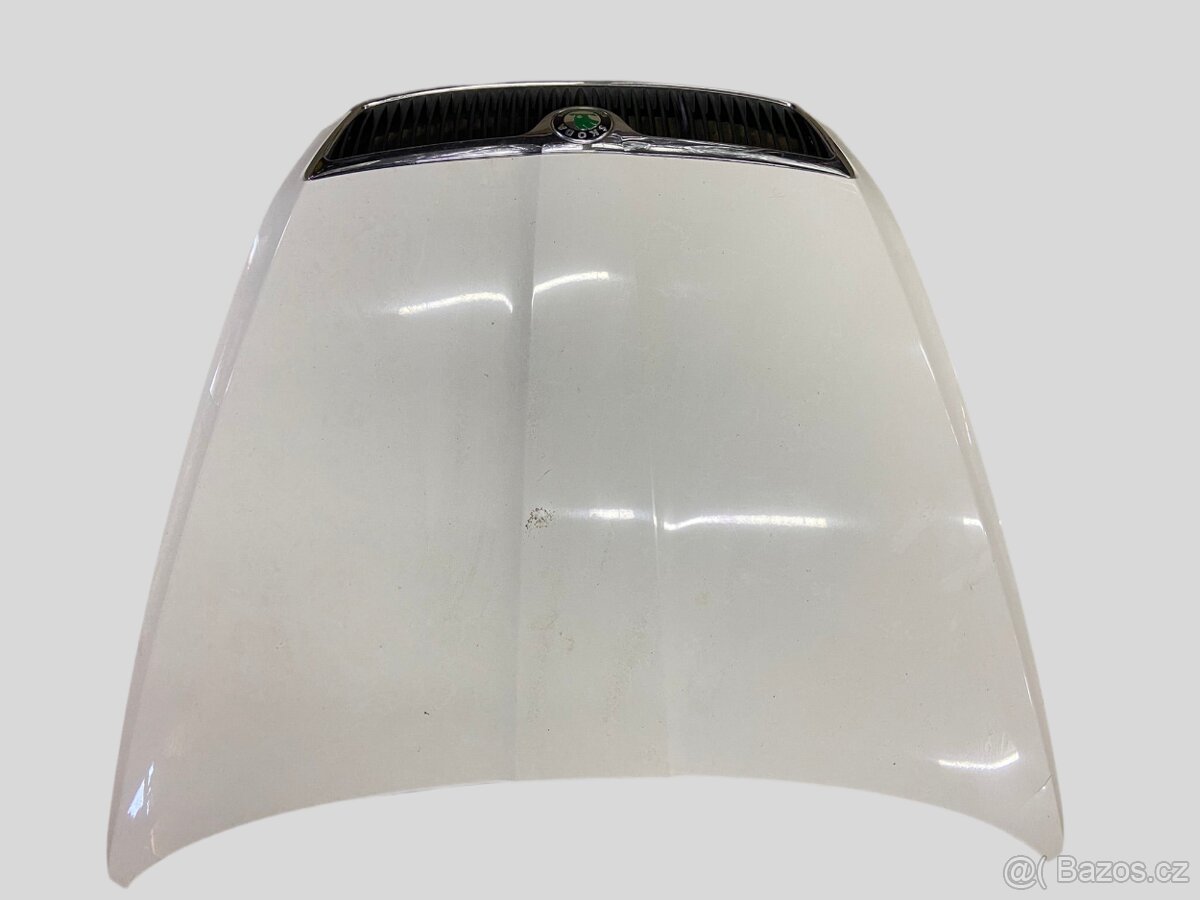 Přední kapota Škoda Octavia II 2 bílá 1026