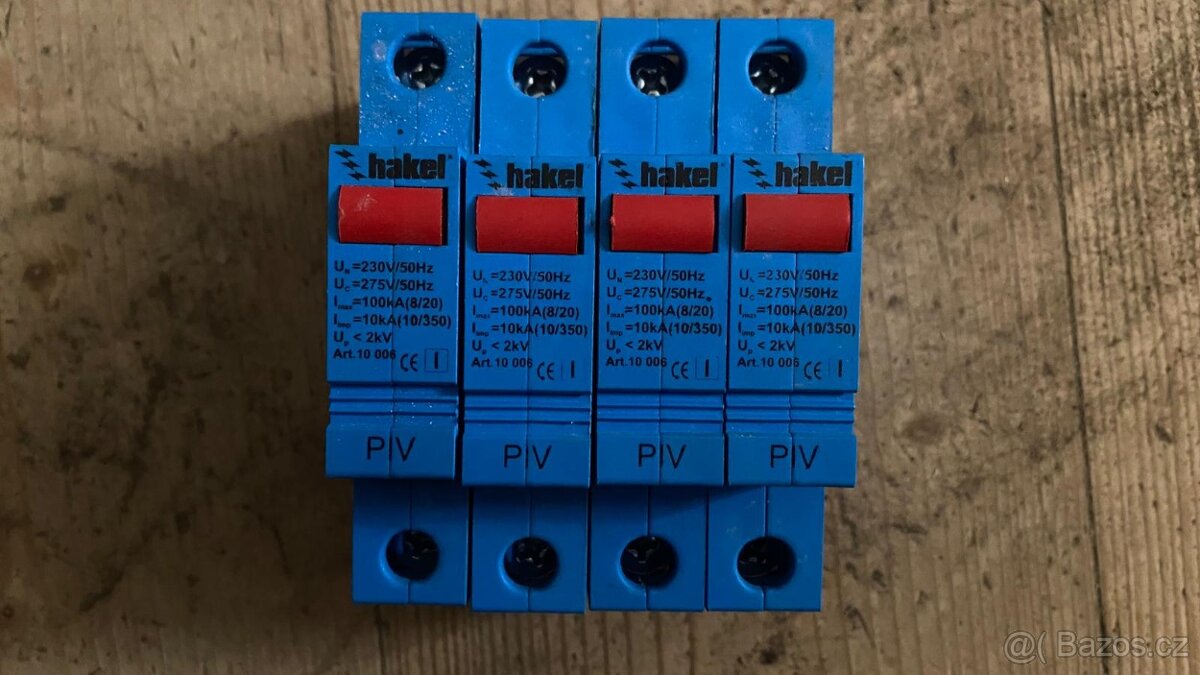 ✅ Svodič přepětí Hakel PIV (T1+T2) pro FVE (AC strana)