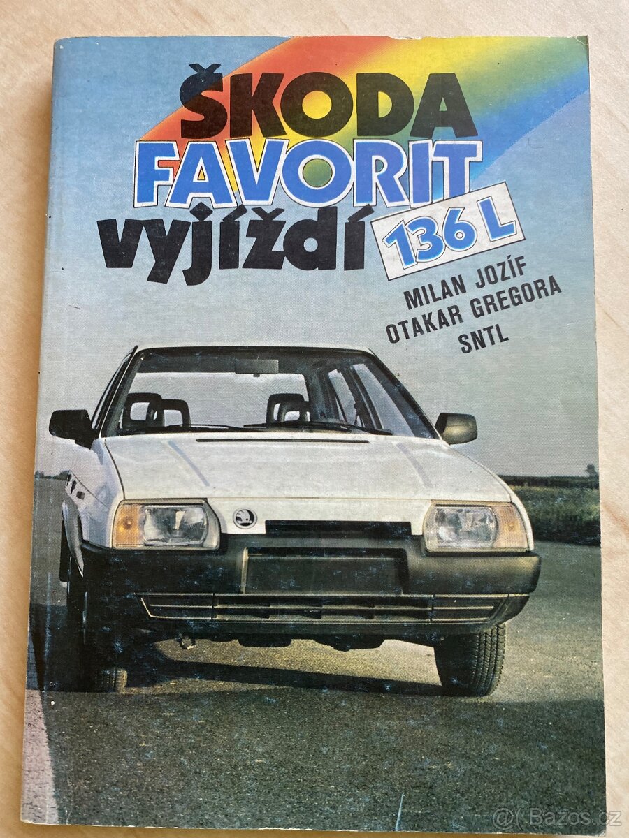 Kniha ČSSR ŠKODA FAVORIT VYJIZDI -