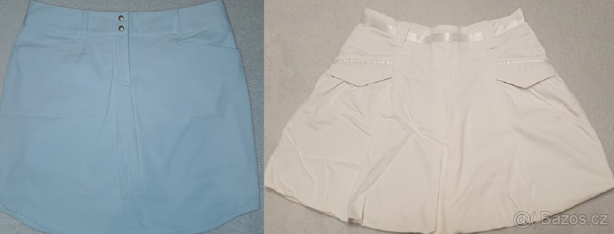 Dámské golfové sukně a šortky, klasické i skort