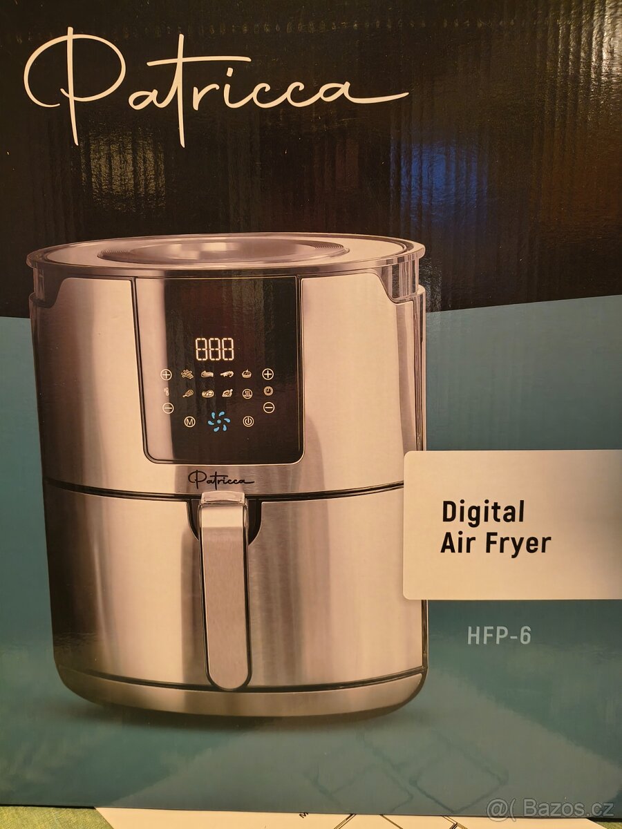 Nová horkovzdušná fritéza Patricca