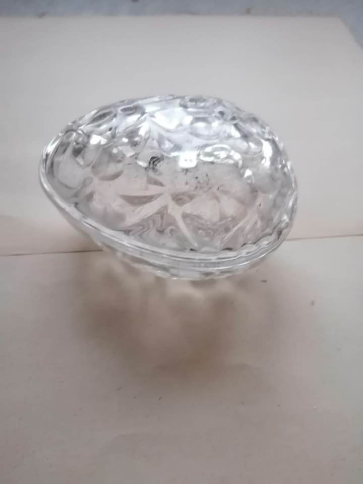 Starožitné skleněné vajíčko / dóza