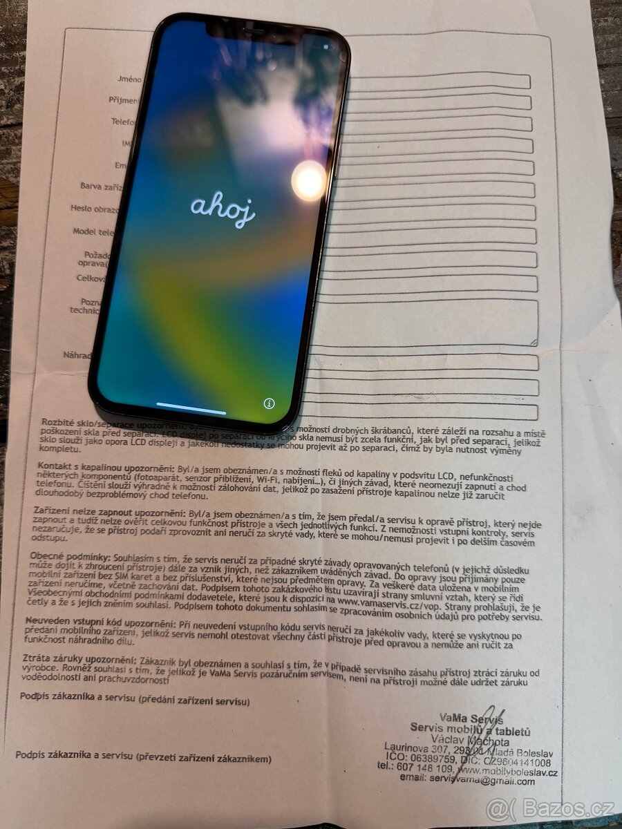 IPhone 12 Pro 128GB Nova baterie a display