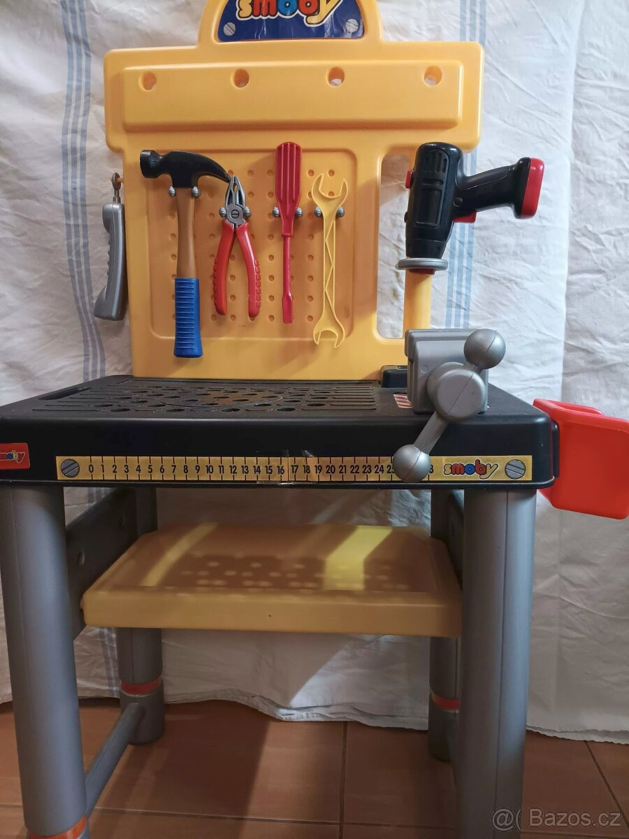Dětská dílna Smoby včetně příslušenství