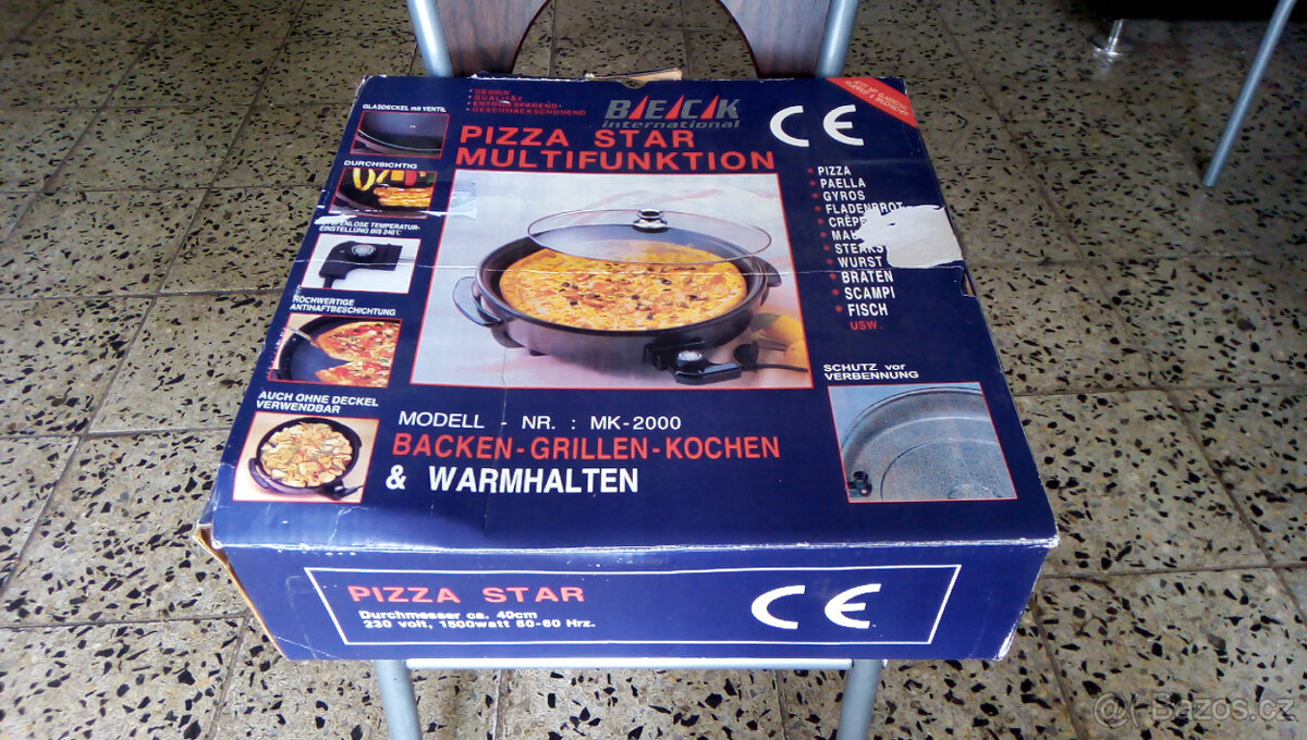 Elektrická pánev na pizzu