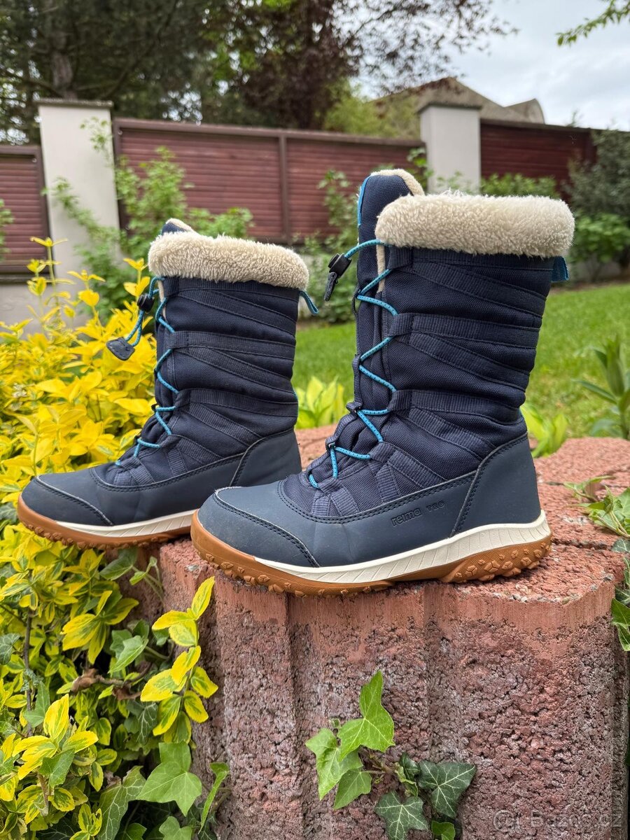 Dětské zimní boty s membránou Reima Samooja - Navy vel. 33