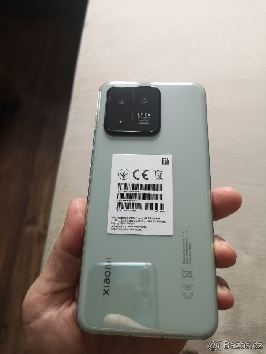 Xiaomi 13 256gb zelená barva Záruka