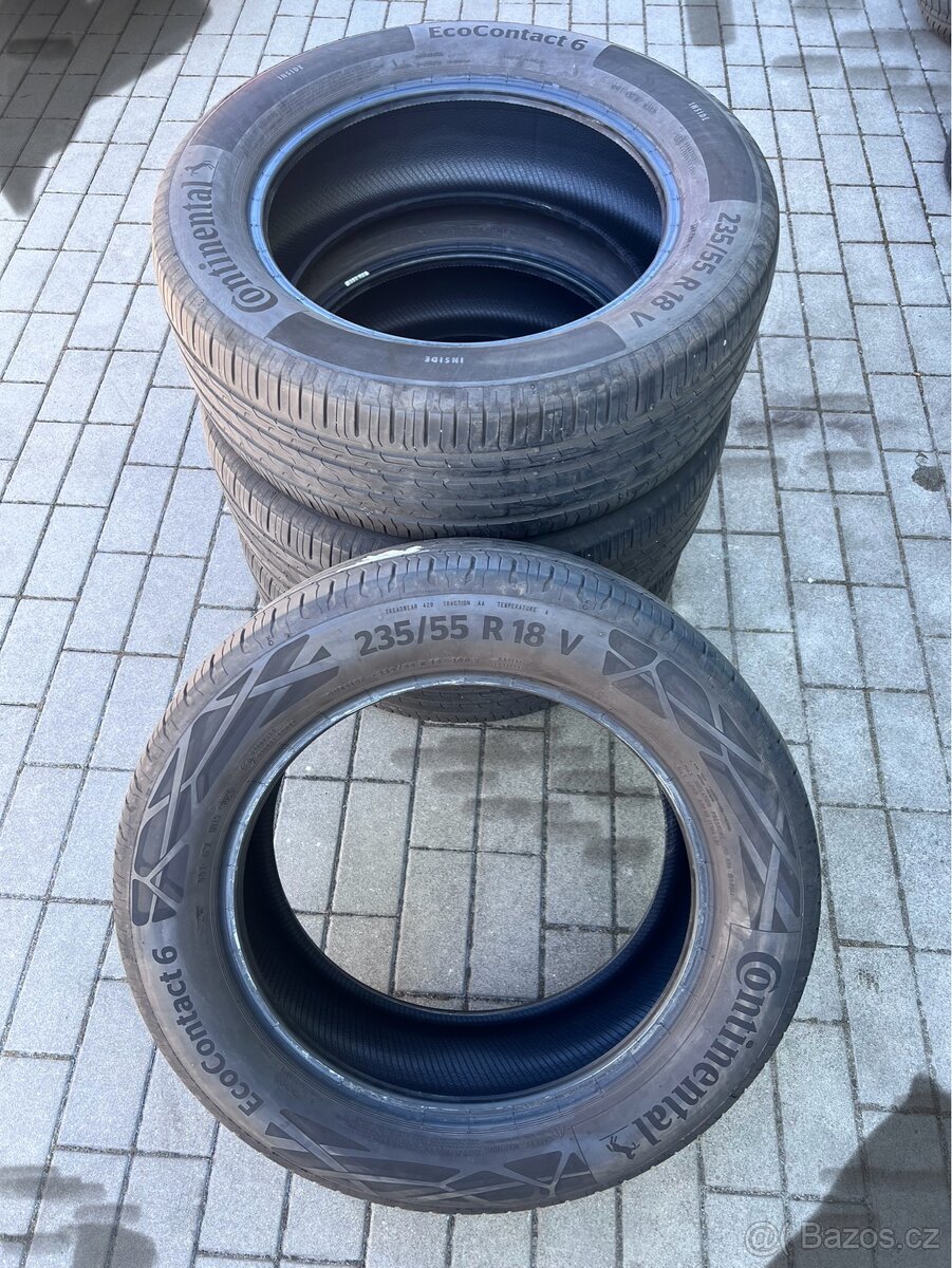 Kodiaq - 4x letní 235/55 R18 Continental, DOT0324