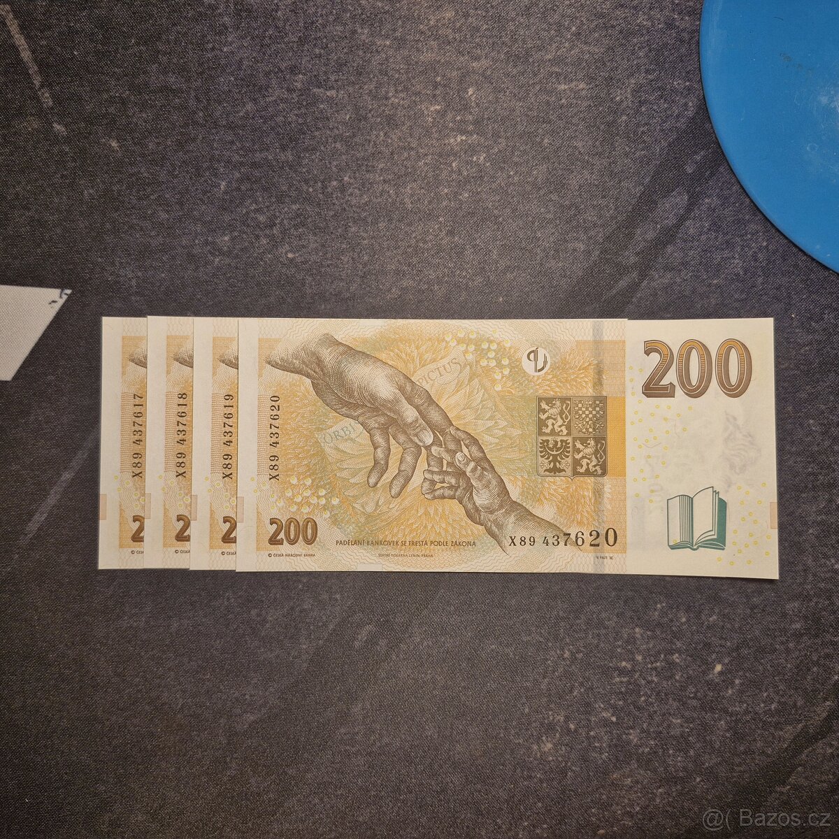 Postupka 200kč 4ks.