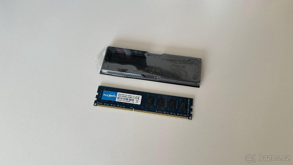 Nová Paměť RAM Tecmiyo DDR3 / 8GB / 1600MHz