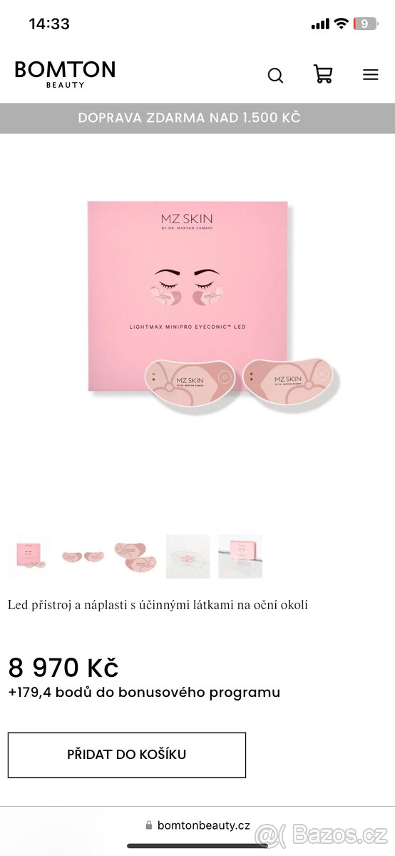 Mz skin lightmax minipro eyeconic led