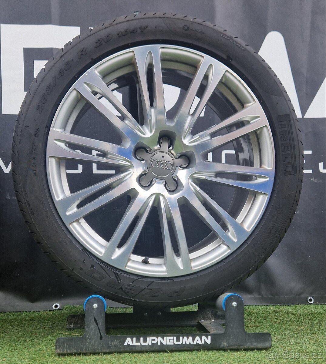 5x112 R20 audi a8 s-line CHROM+☀️ letní pneu POUŽITÝ STAV