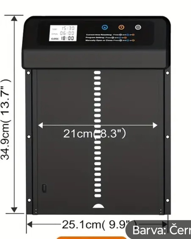 Automatické dvířka na kurník