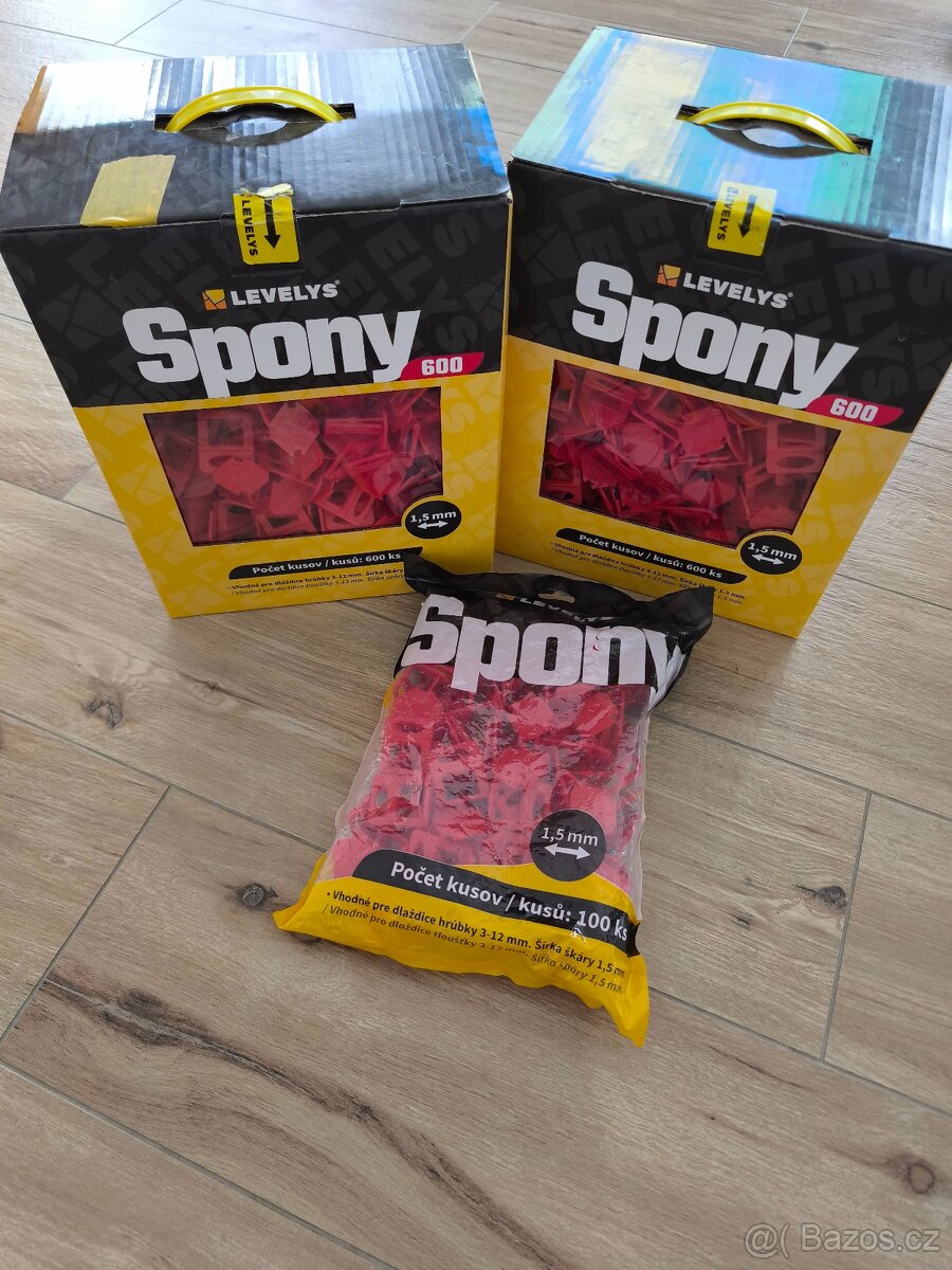Spony levelys