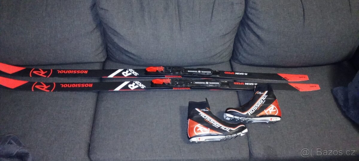 bezky rossignol 150 a boty 36