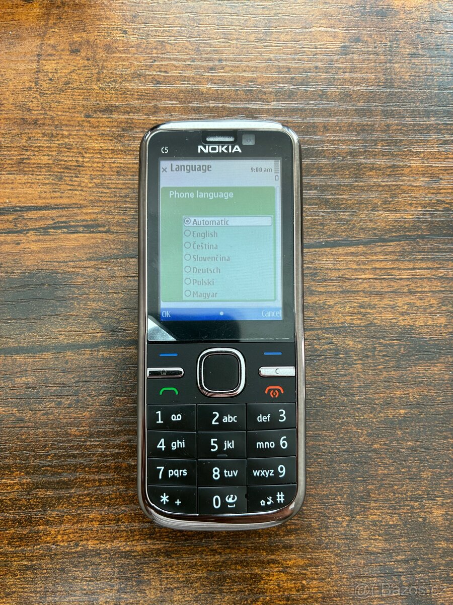 Nokia C5-00 – perfektní stav, cena pevná