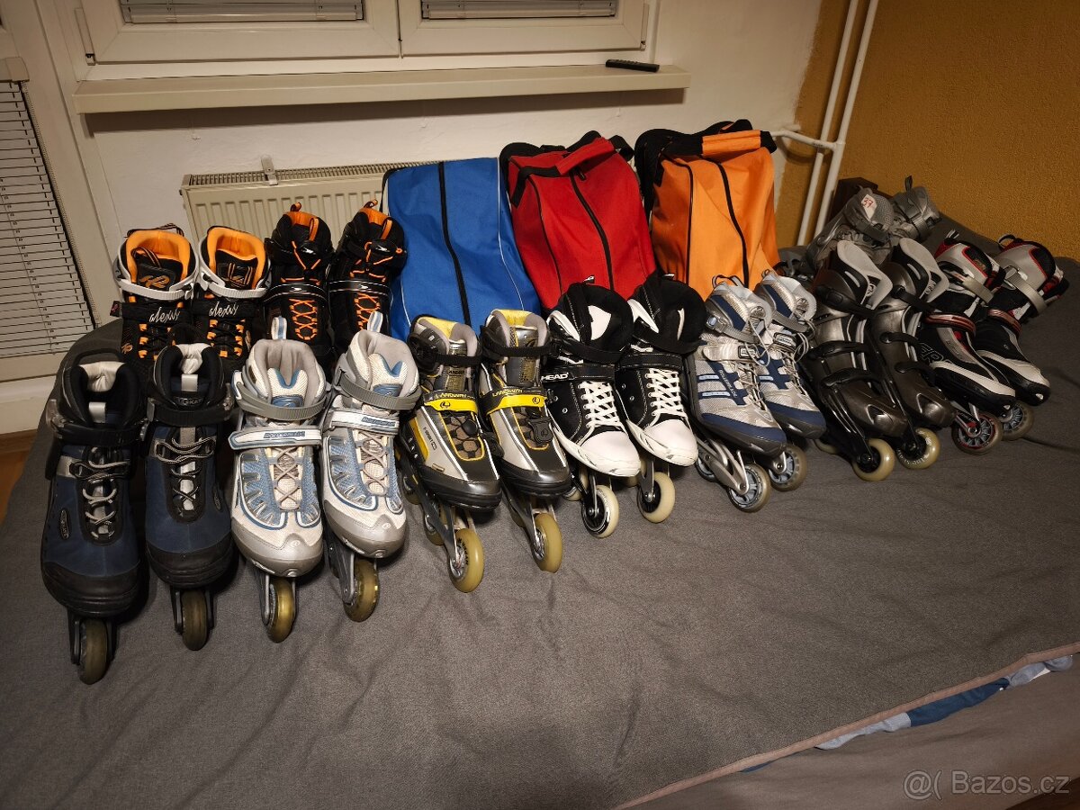 Výprodej bruslařského klubu - Inline brusle vel. 37-45