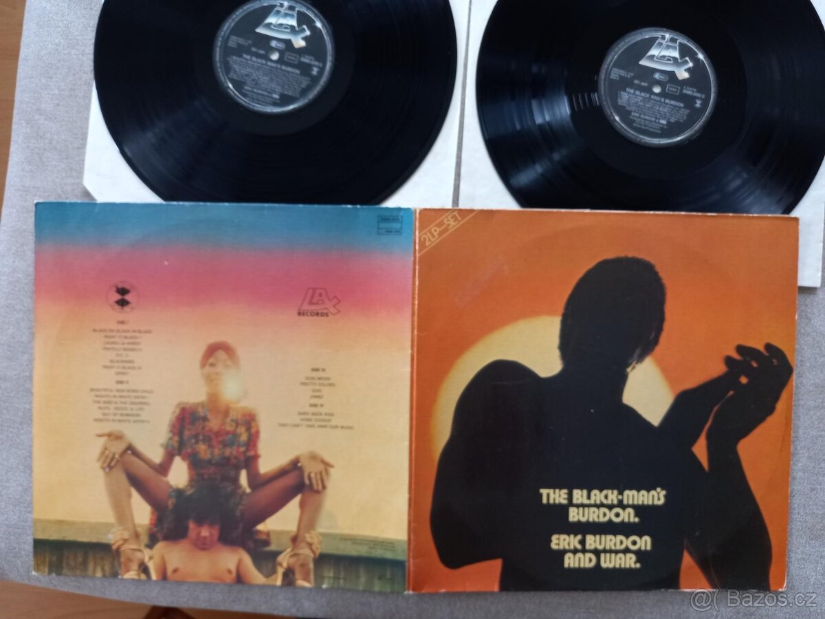 Eric BURDON & WAR „2 LP The Blackman s Burdon/LAX Rec. 1979