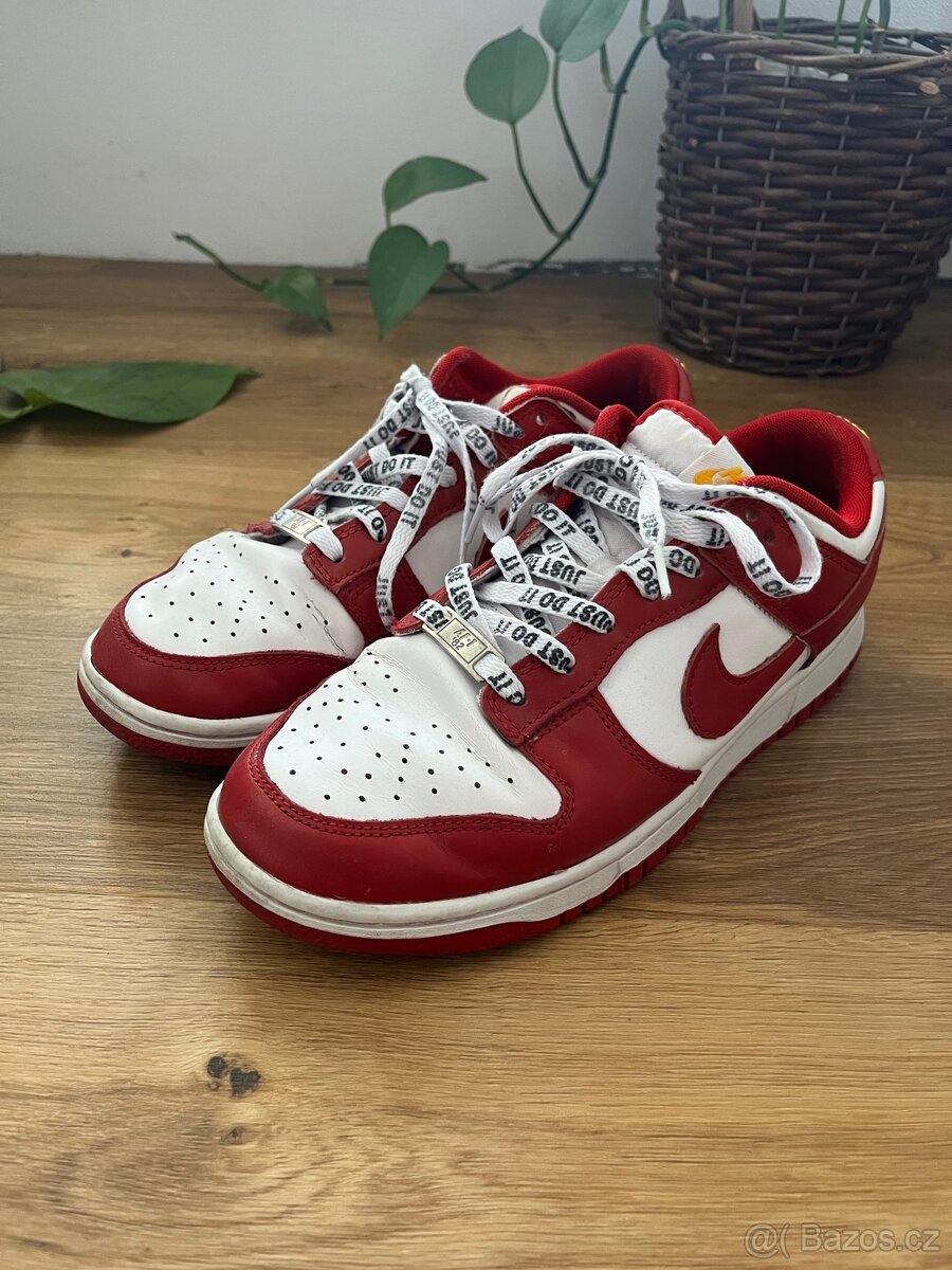 Nike Dunk Low (červeno-bílé)