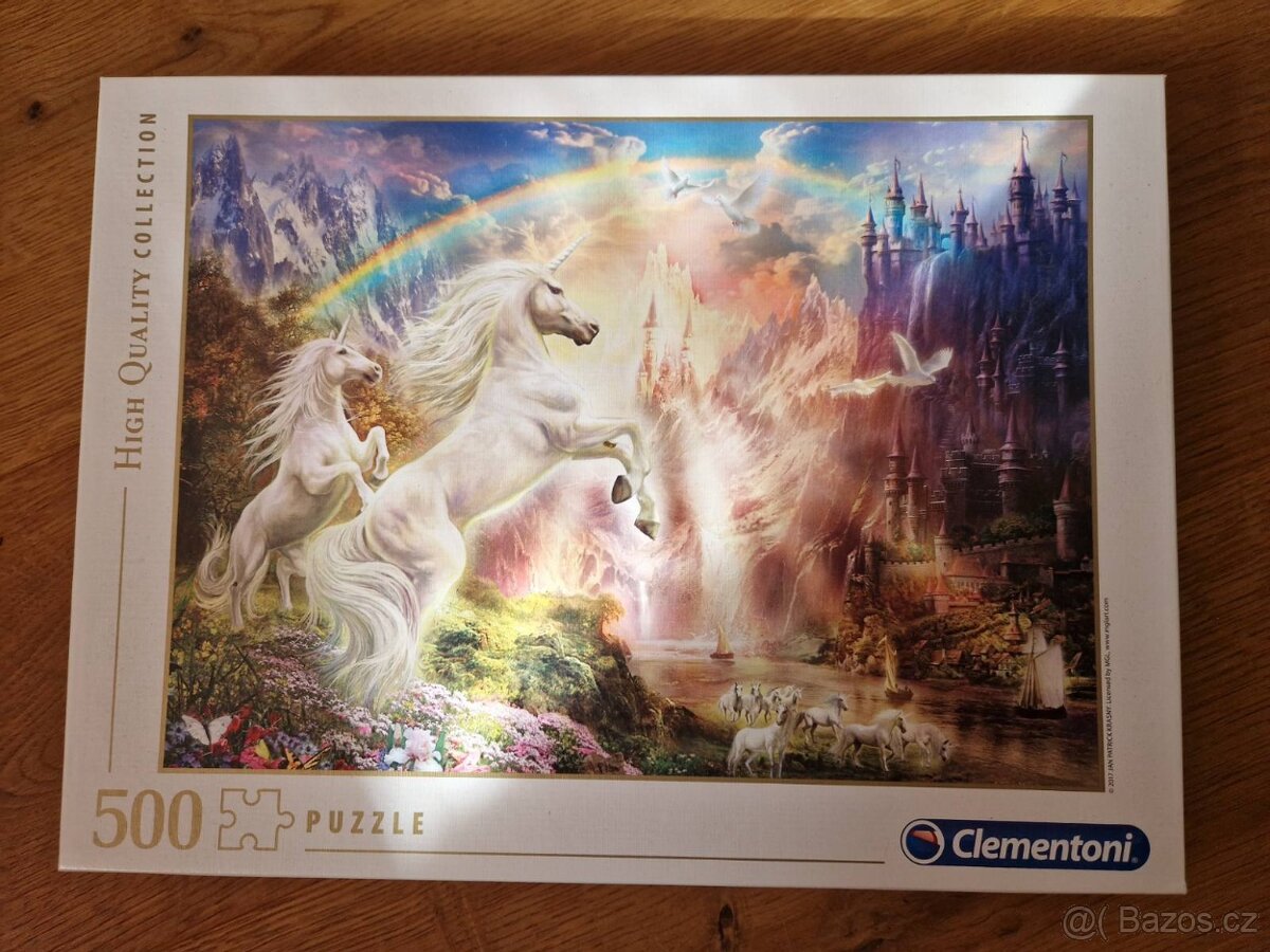 Puzzle 500 dílků jednorožec