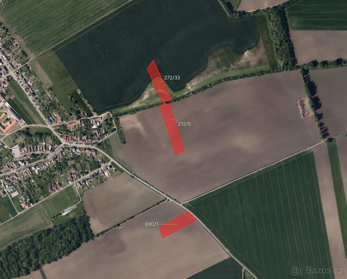 Zemědělská půda, prodej, Rymice, Kroměříž