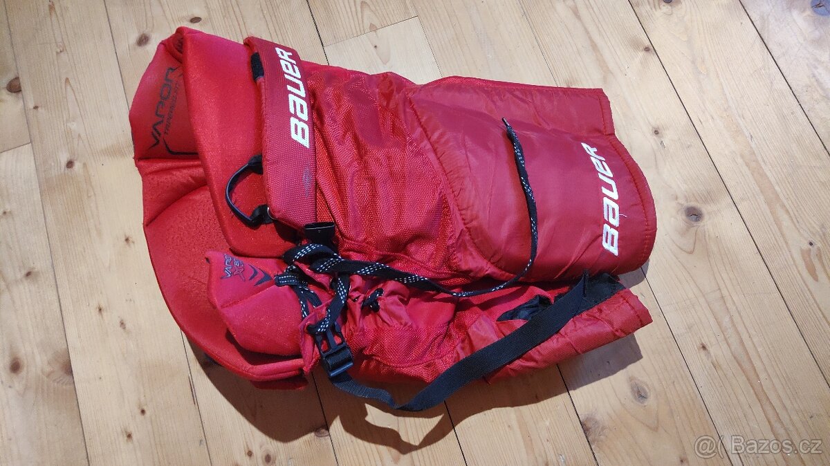 Hokejové kalhoty Bauer Vapor X800 lite, červené, junior L