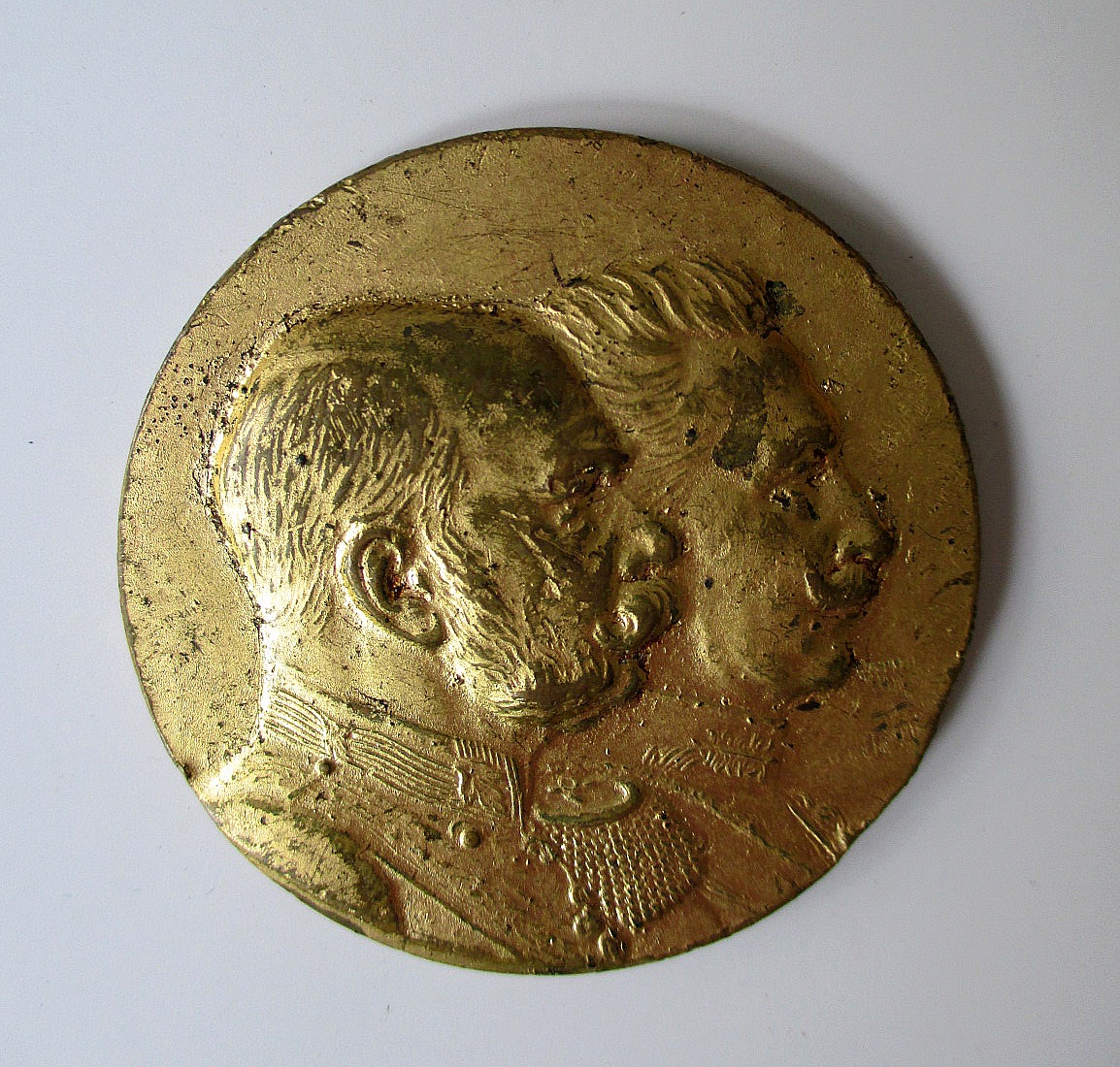 Pamätná medaila – cisár Franz Josef I. a cisár Wilhelm II.