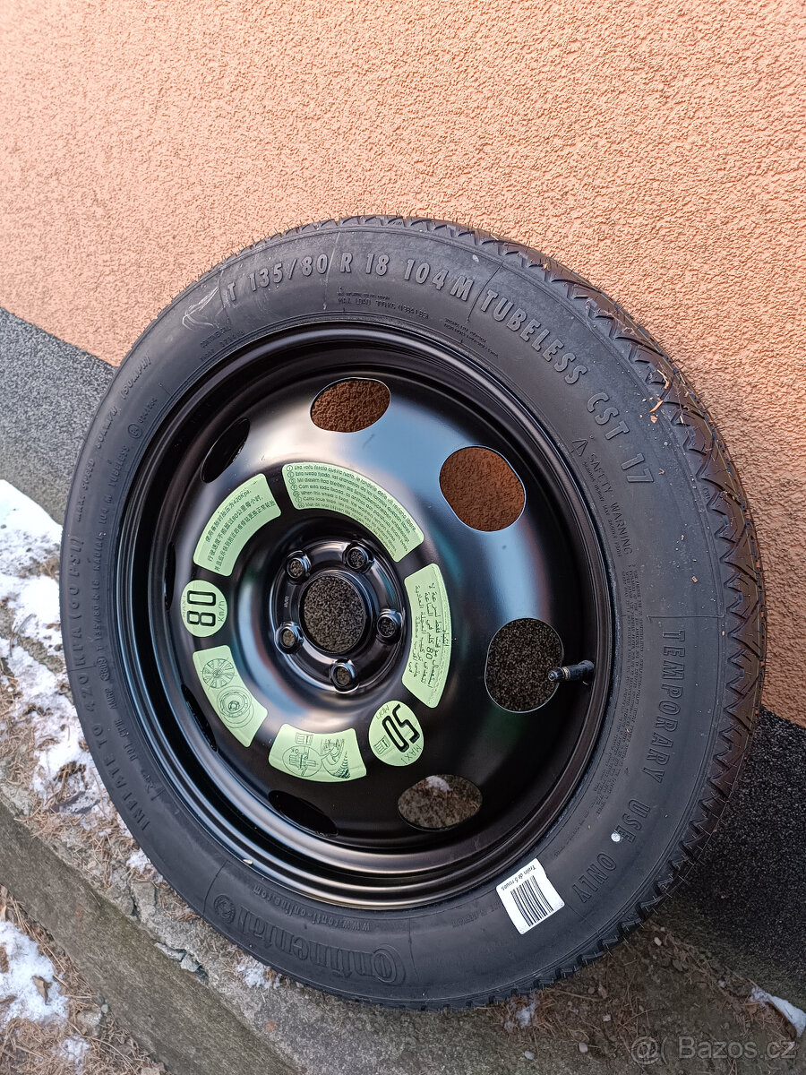 dojezdové kolo z vozu Citroen C5 X7