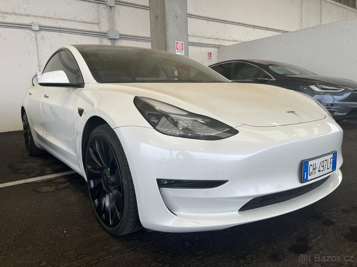 Tesla 3 Performance 2021 Refresh, tepelné čerpadlo Odpočet