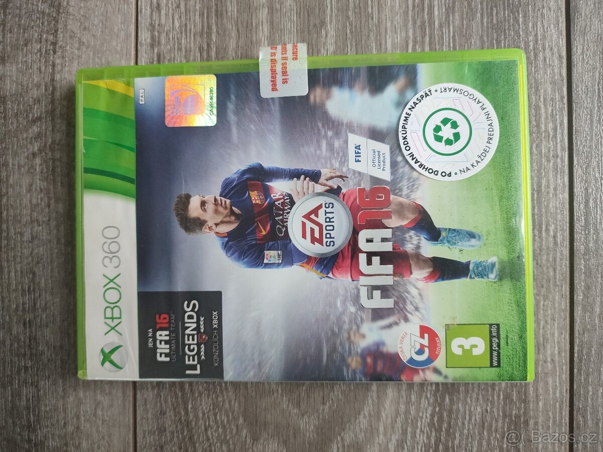 FIFA 16 Xbox 360 Česká verze