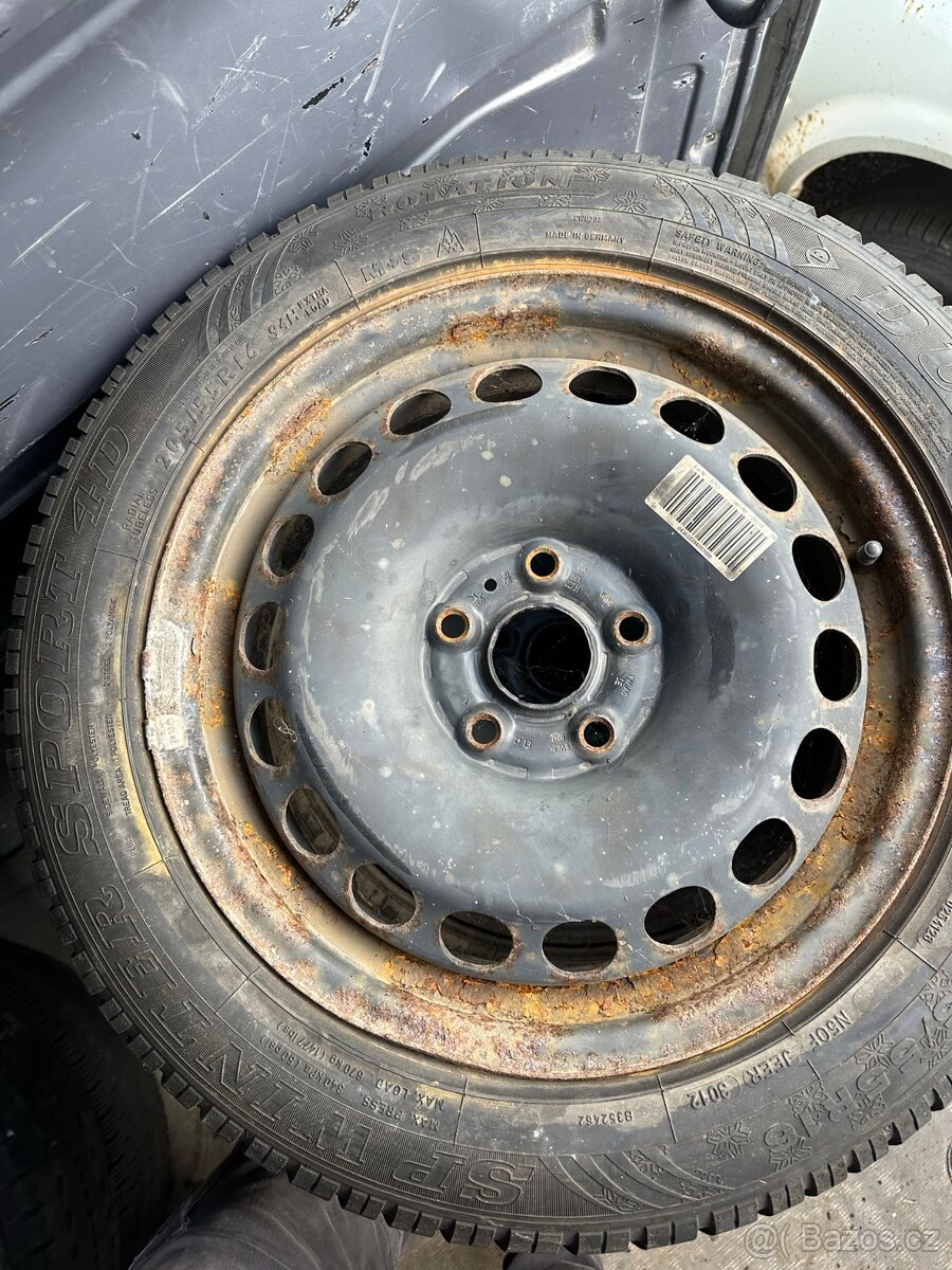 Plechové disky sada VW
