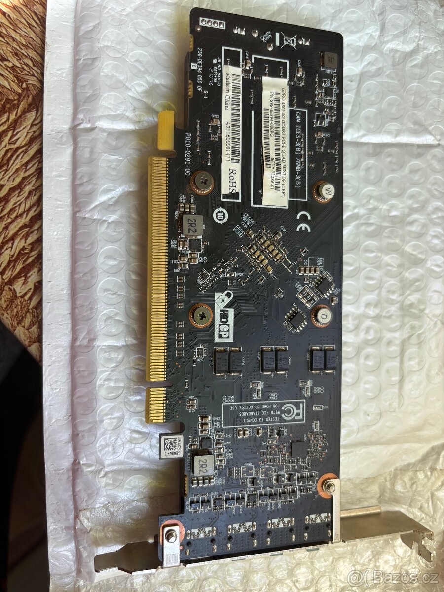 SAPPHIRE GPRO 4300 4G GDDR5 PCI-E QUAD MINI DP